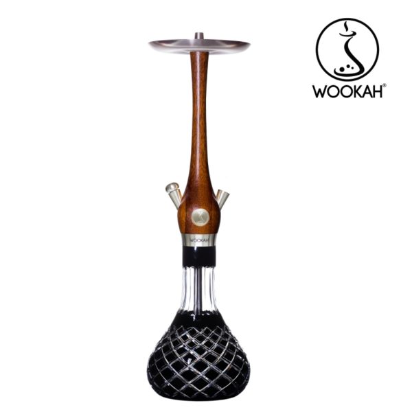 Wookah Merbau Hookah - Check Black